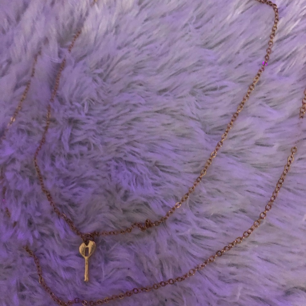 Layered Key necklace🤎